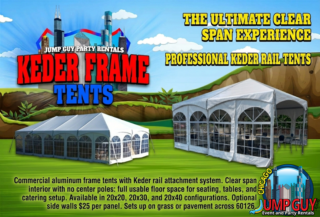 Keder frame tent rentals Highland Park IL category overview for backyard celebrations in 60035